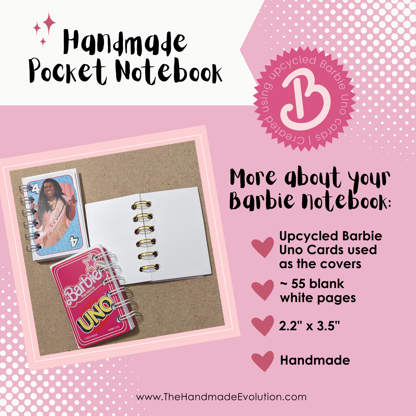 Barbie +4 Pocket Notebook