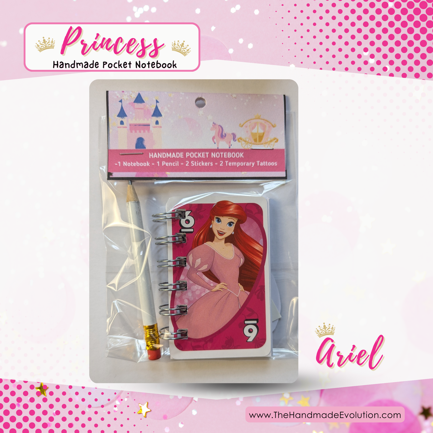 Ariel Princess Pocket Notebook