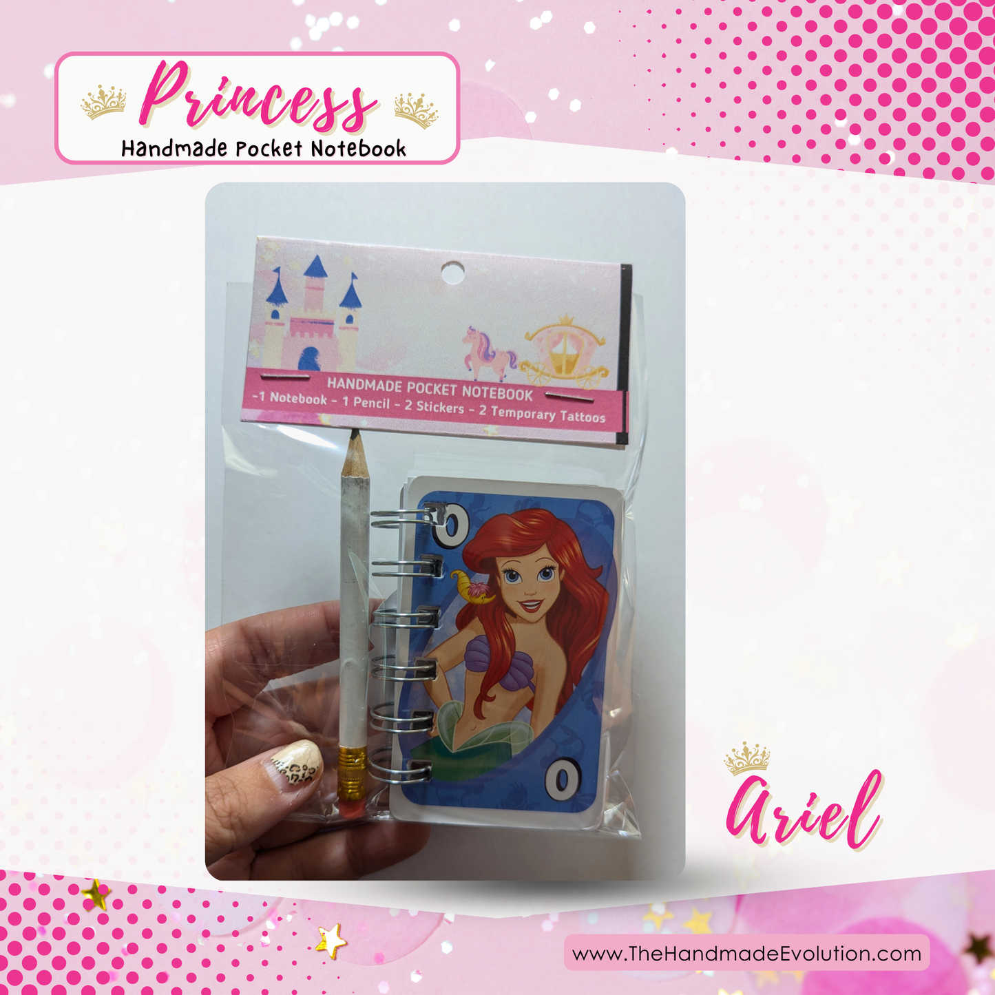 Ariel Princess Pocket Notebook