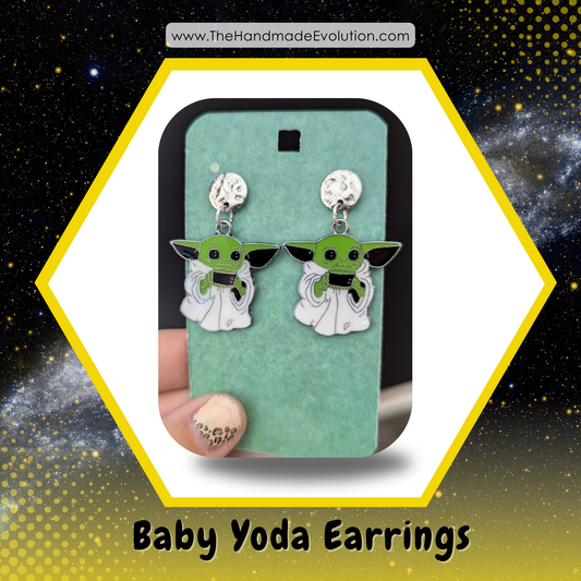 Baby Yoda - Star Wars - Mandalorian Earrings