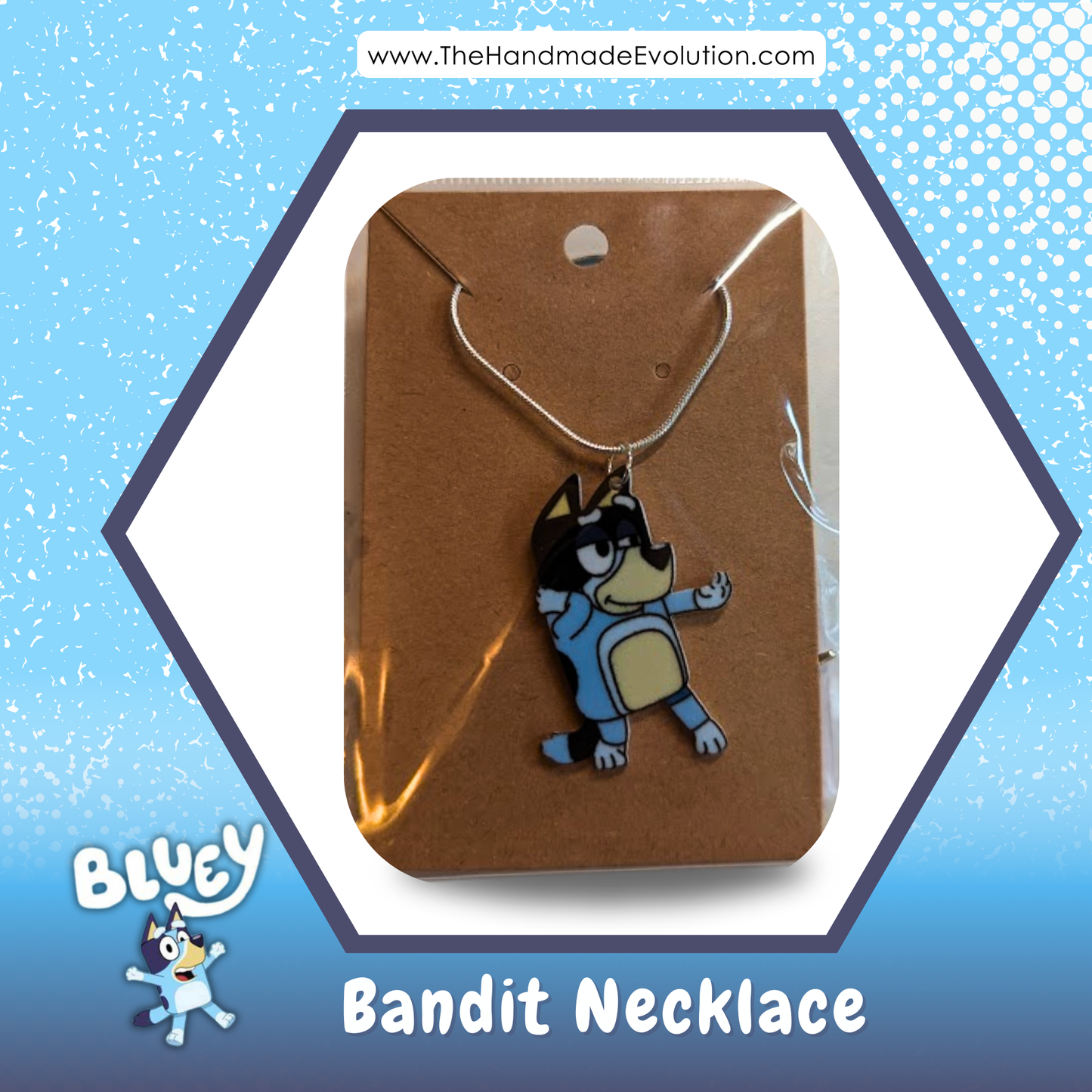 Bandit (Bluey's Dad) Necklace