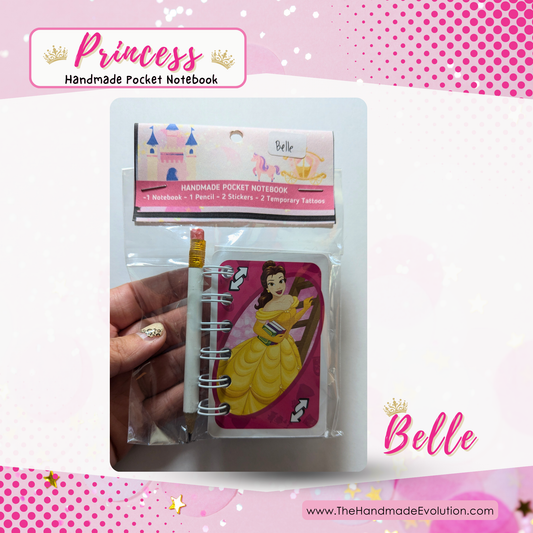 Belle - Beauty & The Beast - Princess Pocket Notebook