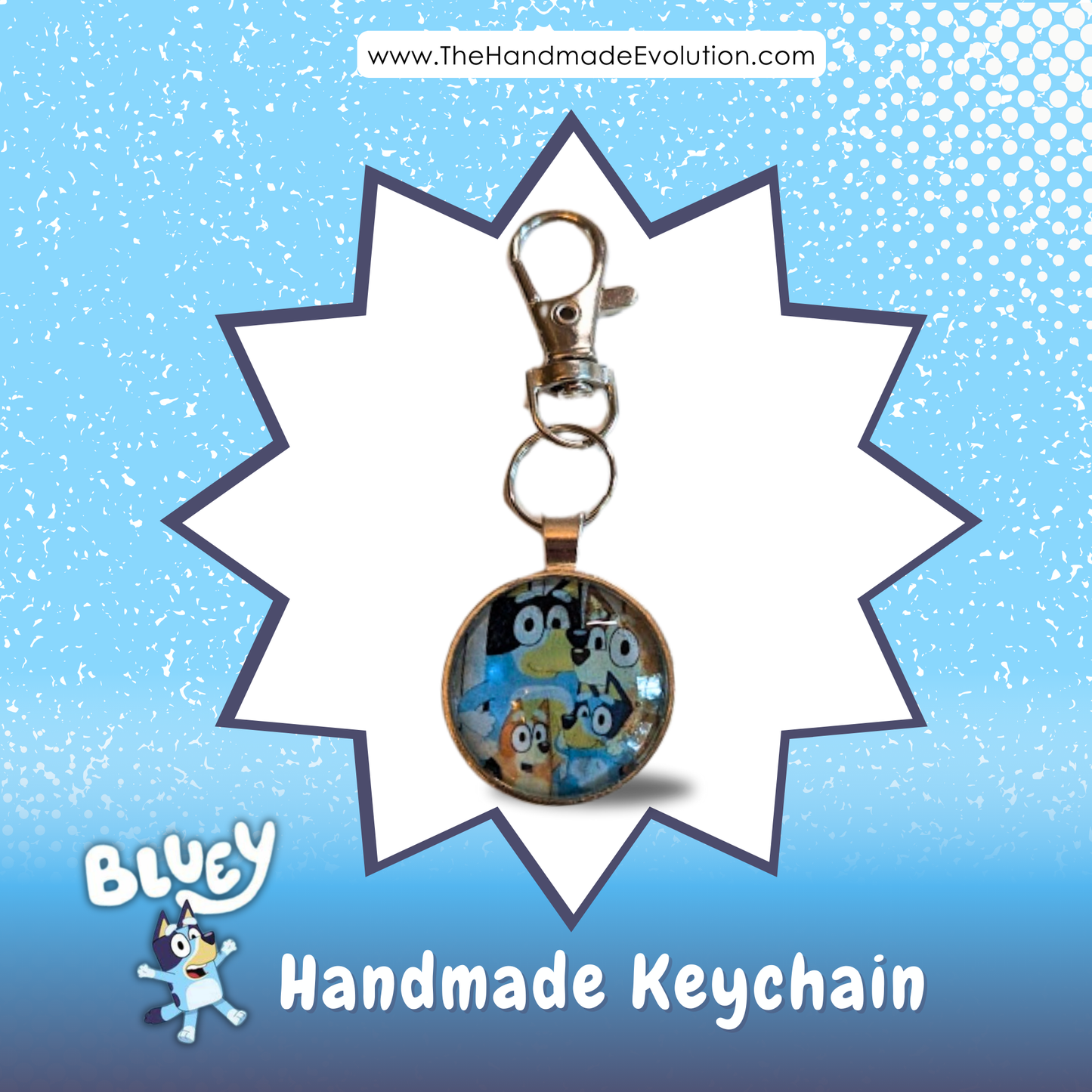 Bluey Keychain