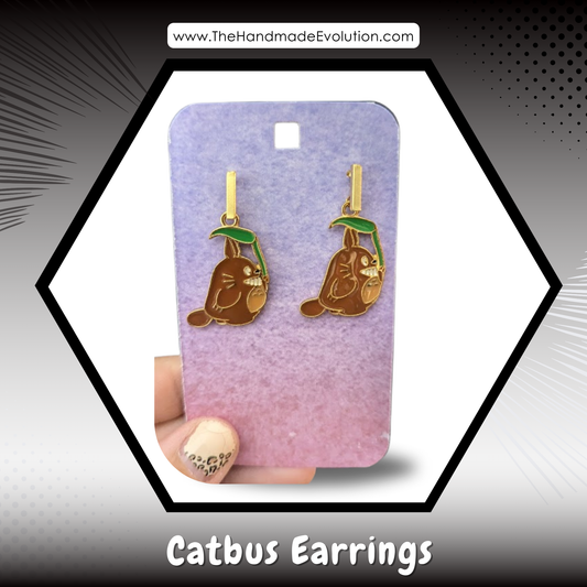 Catbus - My Neighbor Totoro - Studio Ghibli Earrings