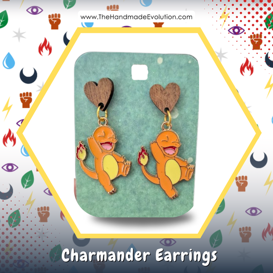 Charmander Earrings