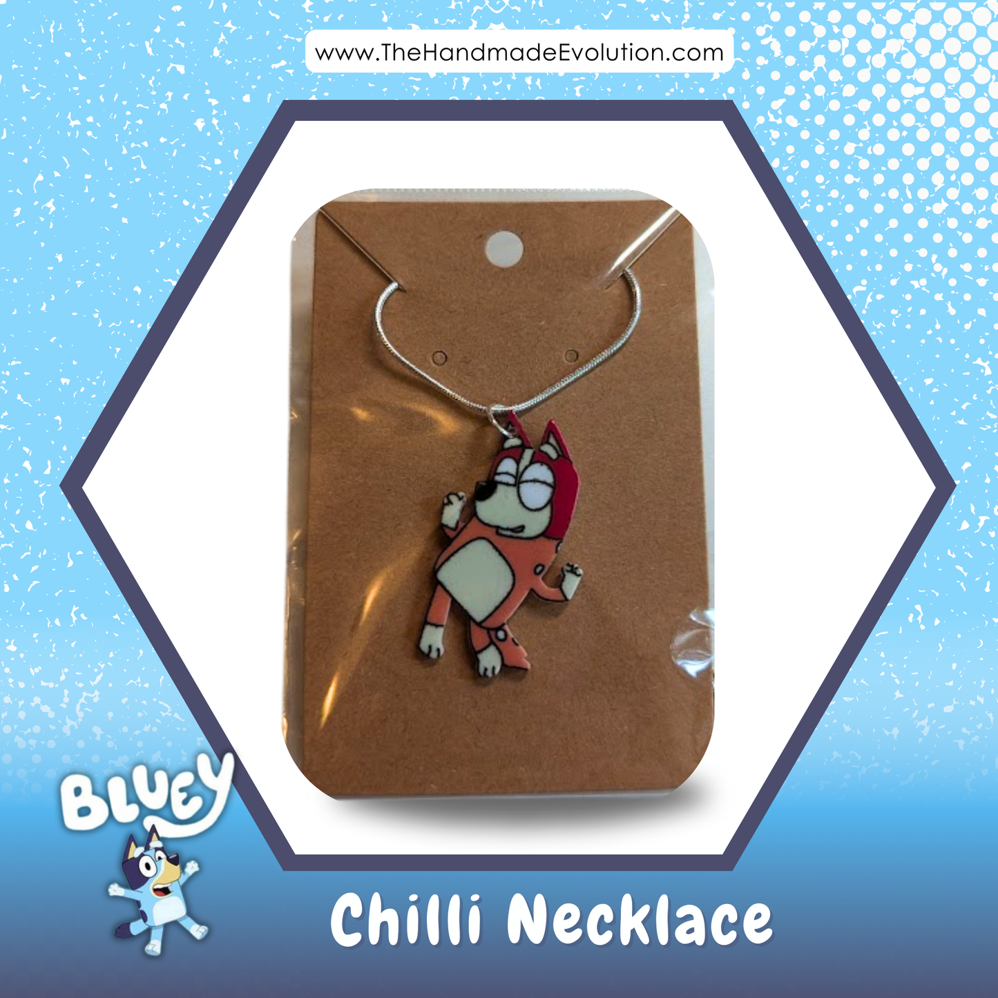 Chilli (Bluey's Mum) Necklace