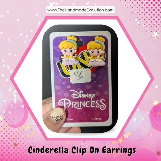 Cinderella Clip-on Earrings