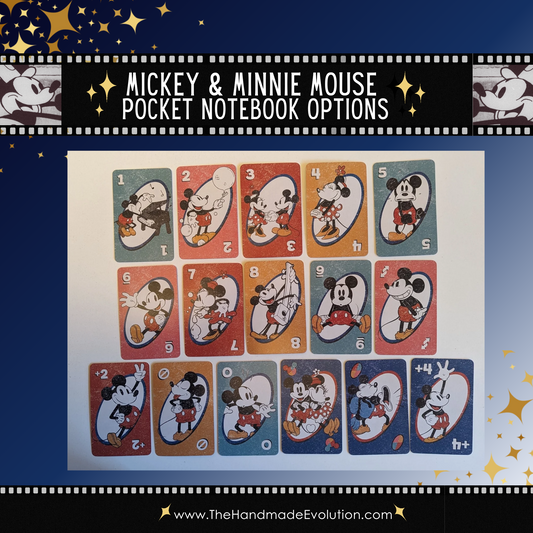 Mickey and Minnie Mouse Pocket Notebook Party Favor Bundle Pack