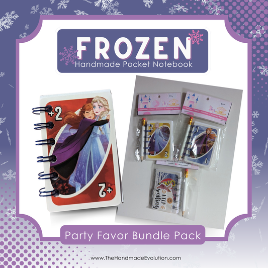 Frozen Disney Pocket Notebooks - Party Favor Bundle Pack