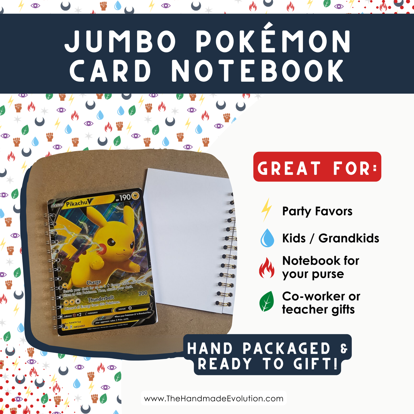 Bundle Pack: Boltund, Growlithe, & Lillipip Pokémon Card Notebooks