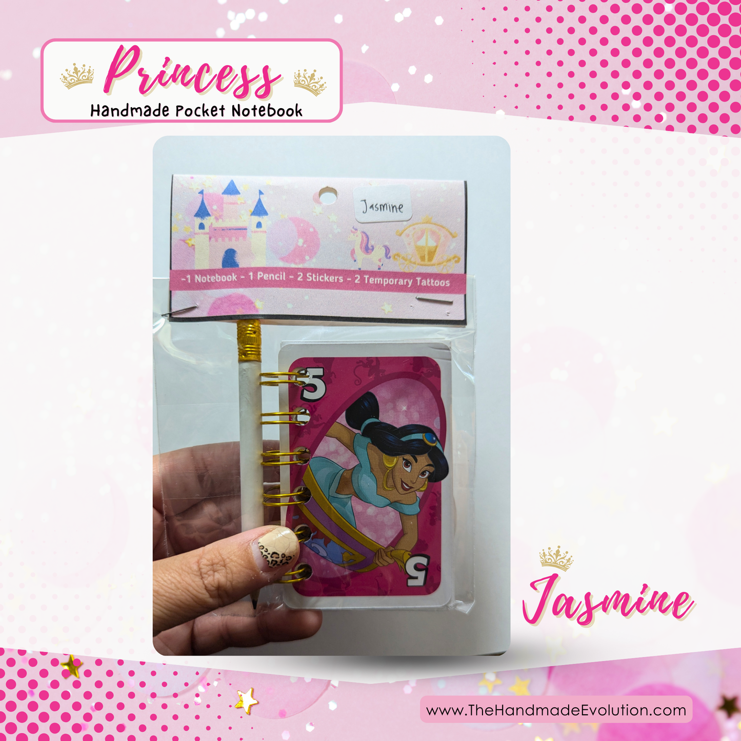 Jasmine - Aladdin - Princess Pocket Notebook