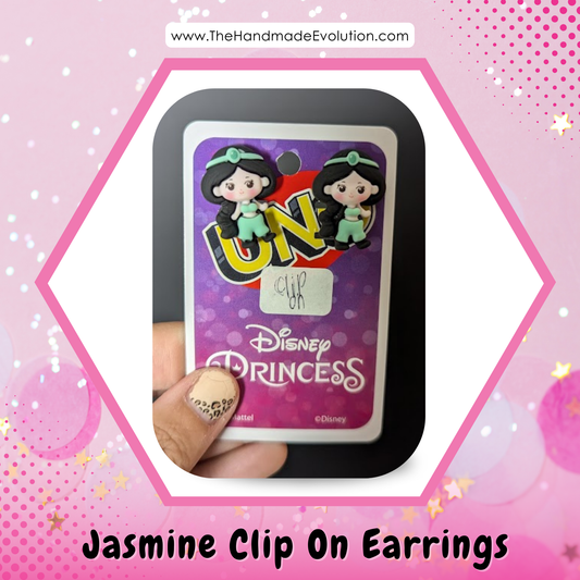 Jasmine (Aladdin) Clip-on Earrings