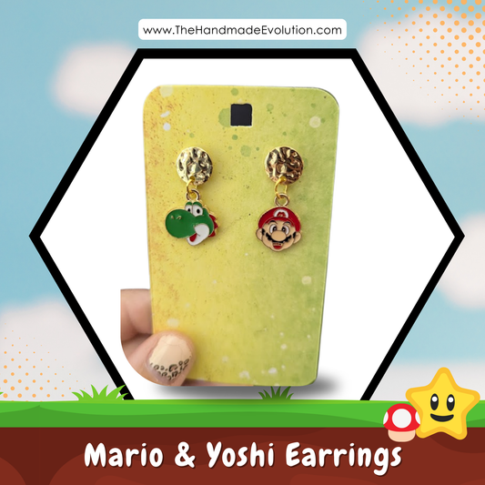 Mario & Yoshi Earrings