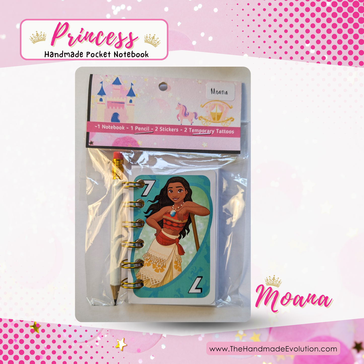 Moana Princess Pocket Notebook