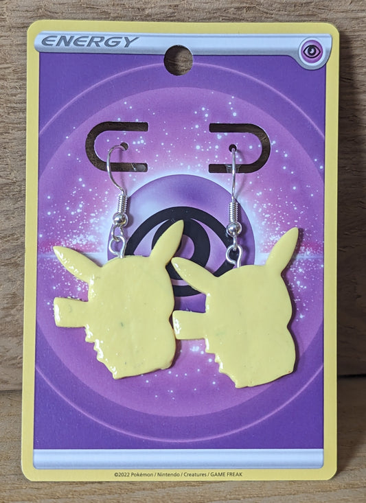 Pikachu Silhouette Earrings