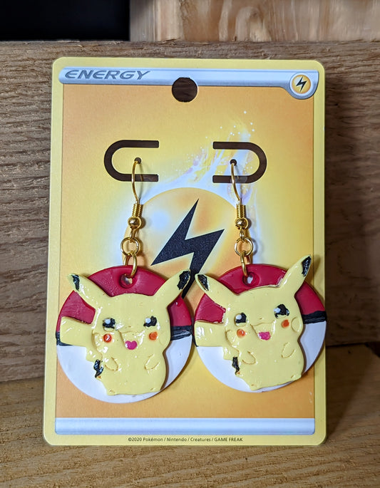 Pikachu & Pokéball Earrings