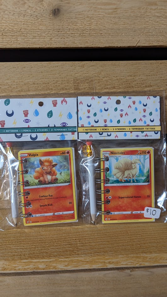 Bundle Pack: Vulpix & Ninetales Pokémon Card Notebooks