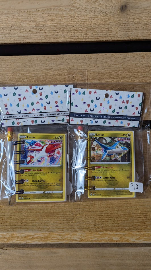 Bundle Pack: Latias & Latios Pokémon Card Notebooks