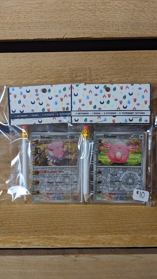 Bundle Pack: Blissey & Chansey Pokémon Card Notebooks