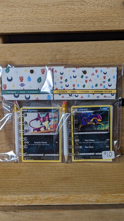 Bundle Pack: Purrloin & Liepard Pokémon Card Notebooks