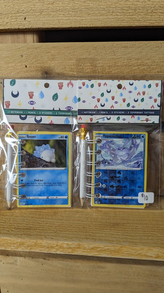 Bundle Pack: Snom & Frosmoth Pokémon Card Notebooks