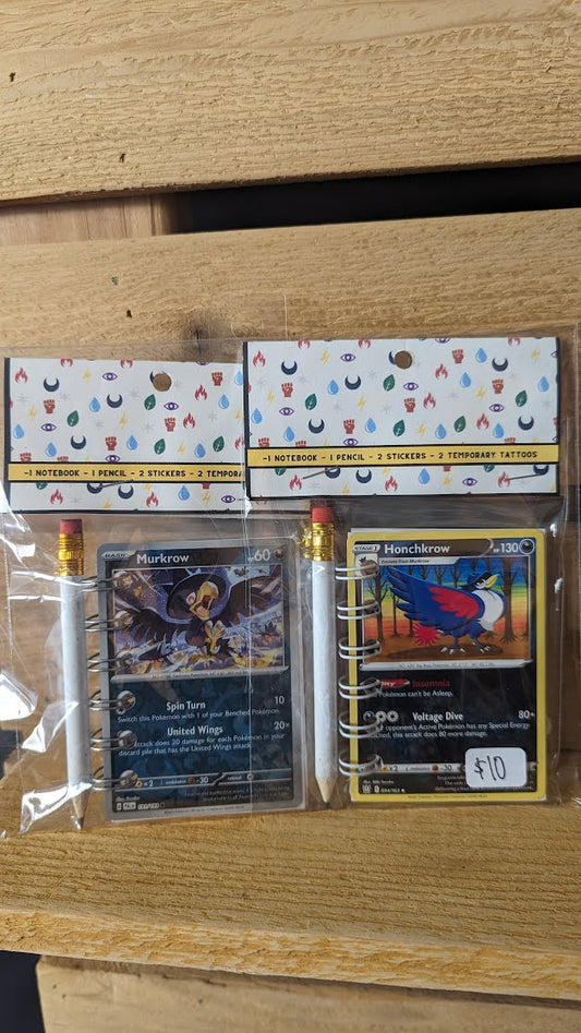 Bundle Pack: Murkrow & Honchkrow Pokémon Card Notebook