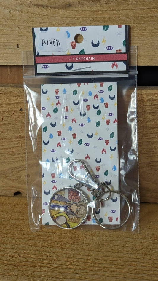 Arven Pokémon Card Keychain