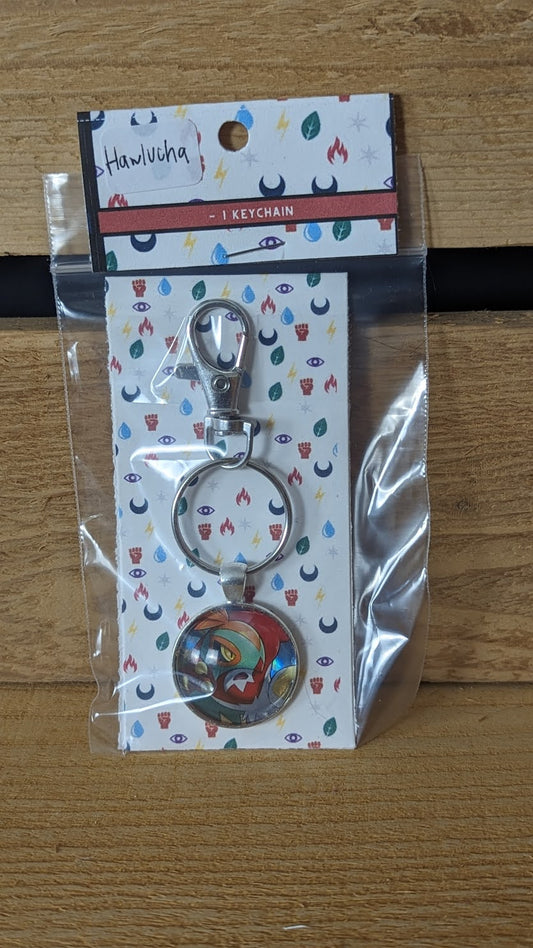 Hawlucha Pokémon Card Keychain