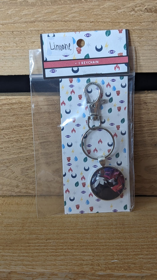 Linnoone Pokémon Card Keychain