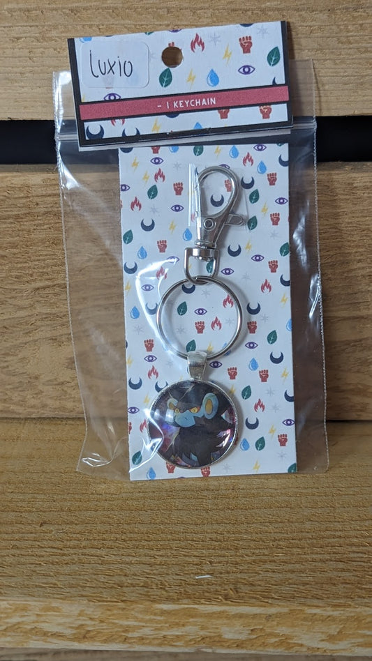 Luxio Pokémon Card Keychain