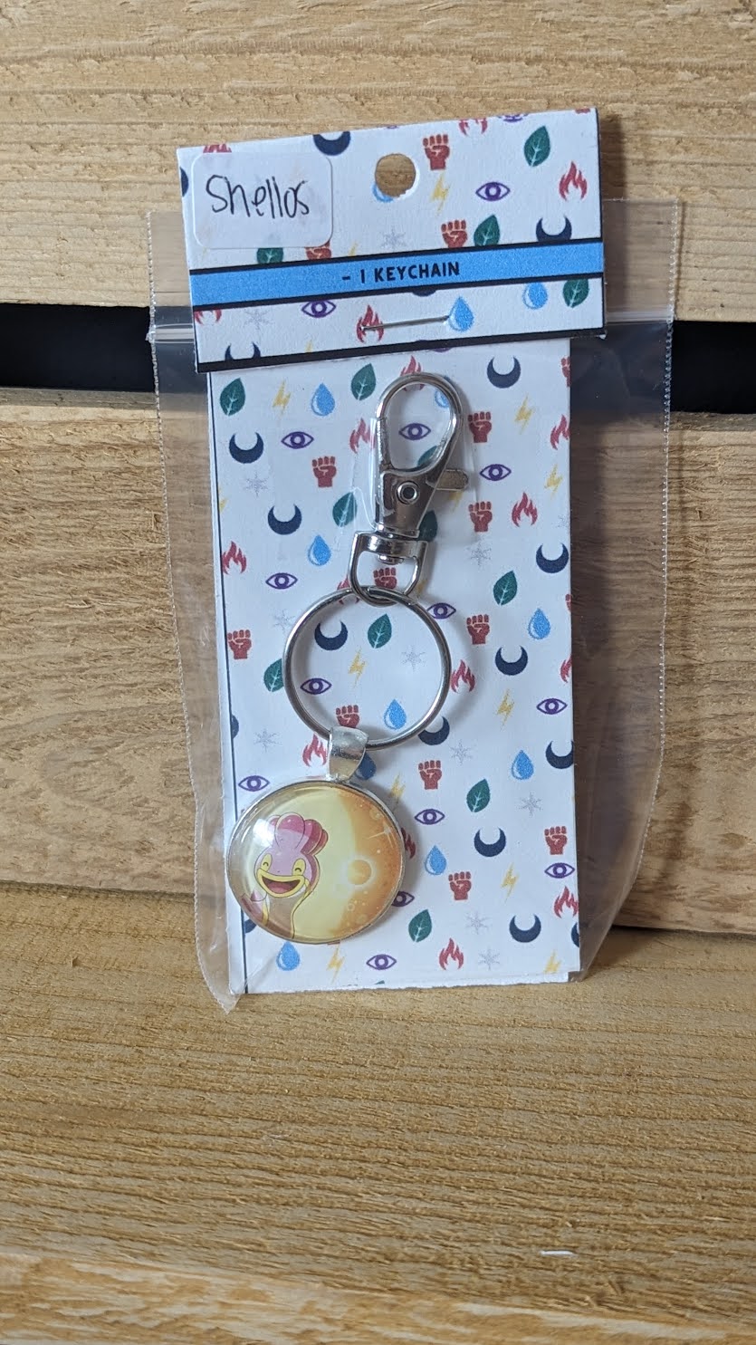 Shellos Pokémon Card Keychain