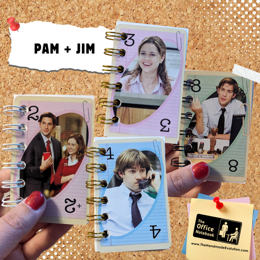 Pam + Jim The Office Pocket Notebook