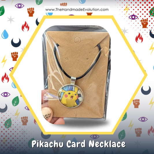 Pikachu Pokémon Card Necklace