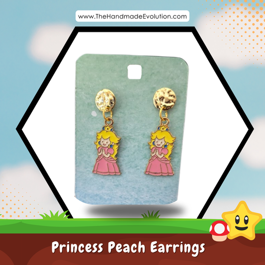 Princess Peach Earrings