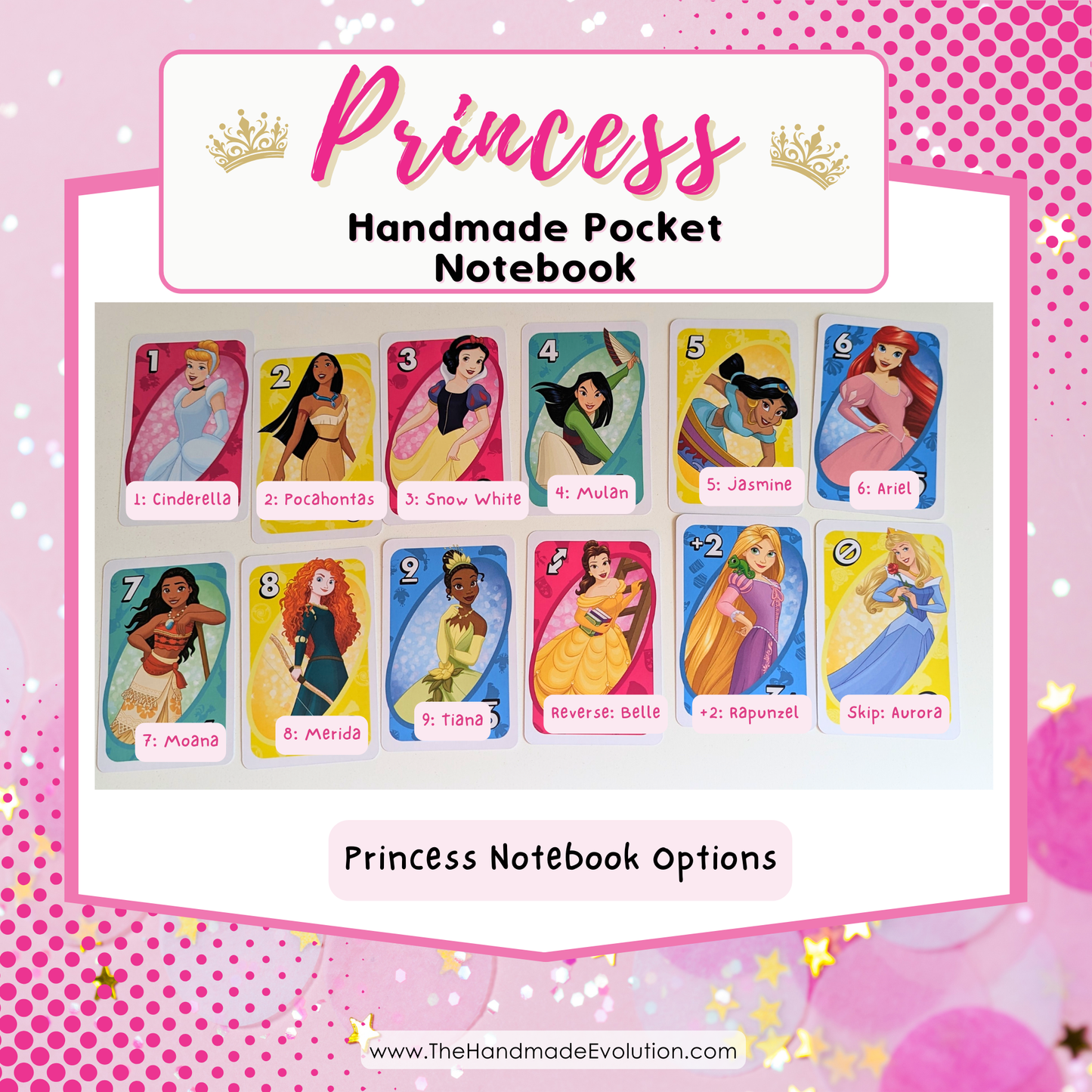 Disney Princess Pocket Notebook Party Favor Bundle Pack