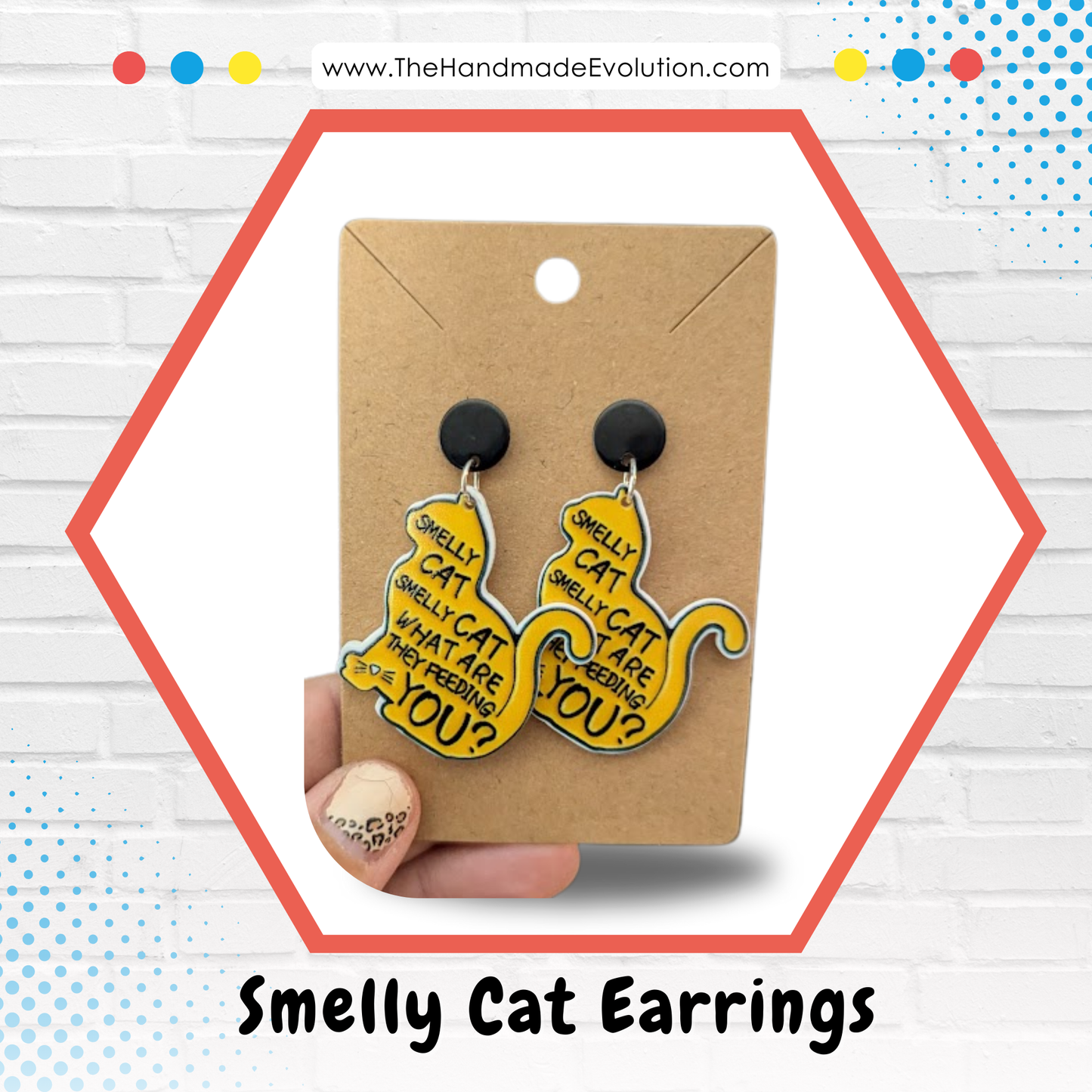 Smelly Cat - Friends Earrings