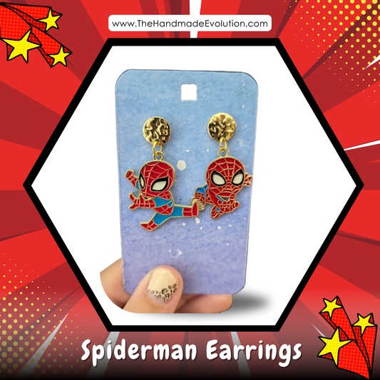 Spiderman Earrings