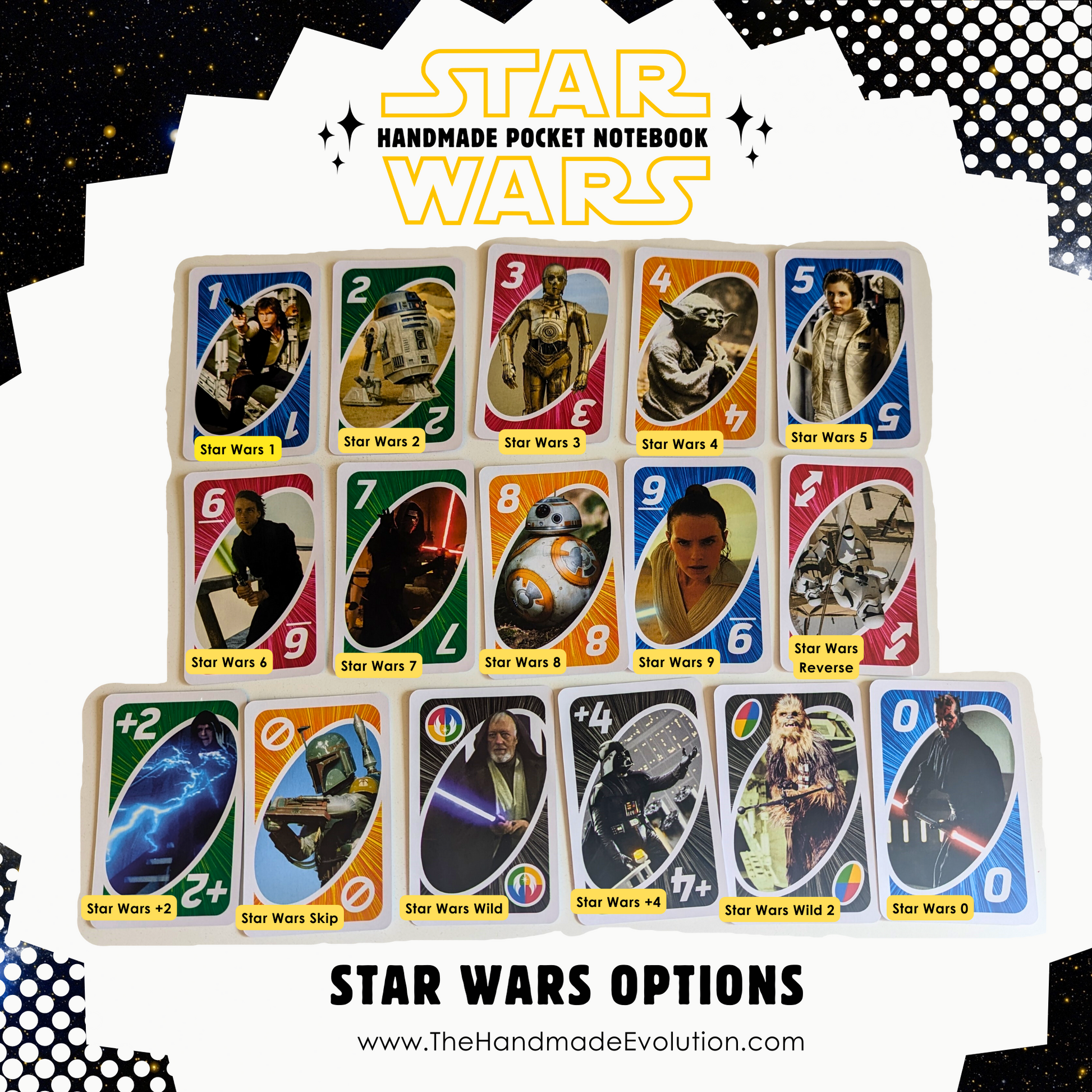 Additional Star Wars Pocket Notebook options