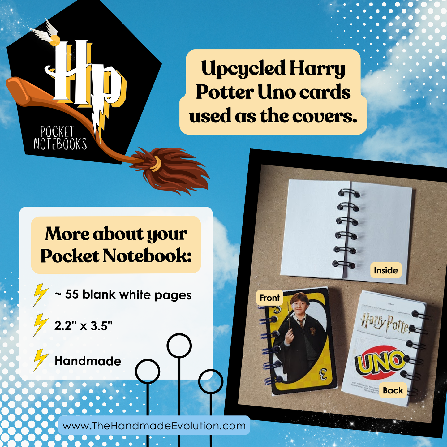 Harry Potter Card Notebook Party Favor Bundle Pack