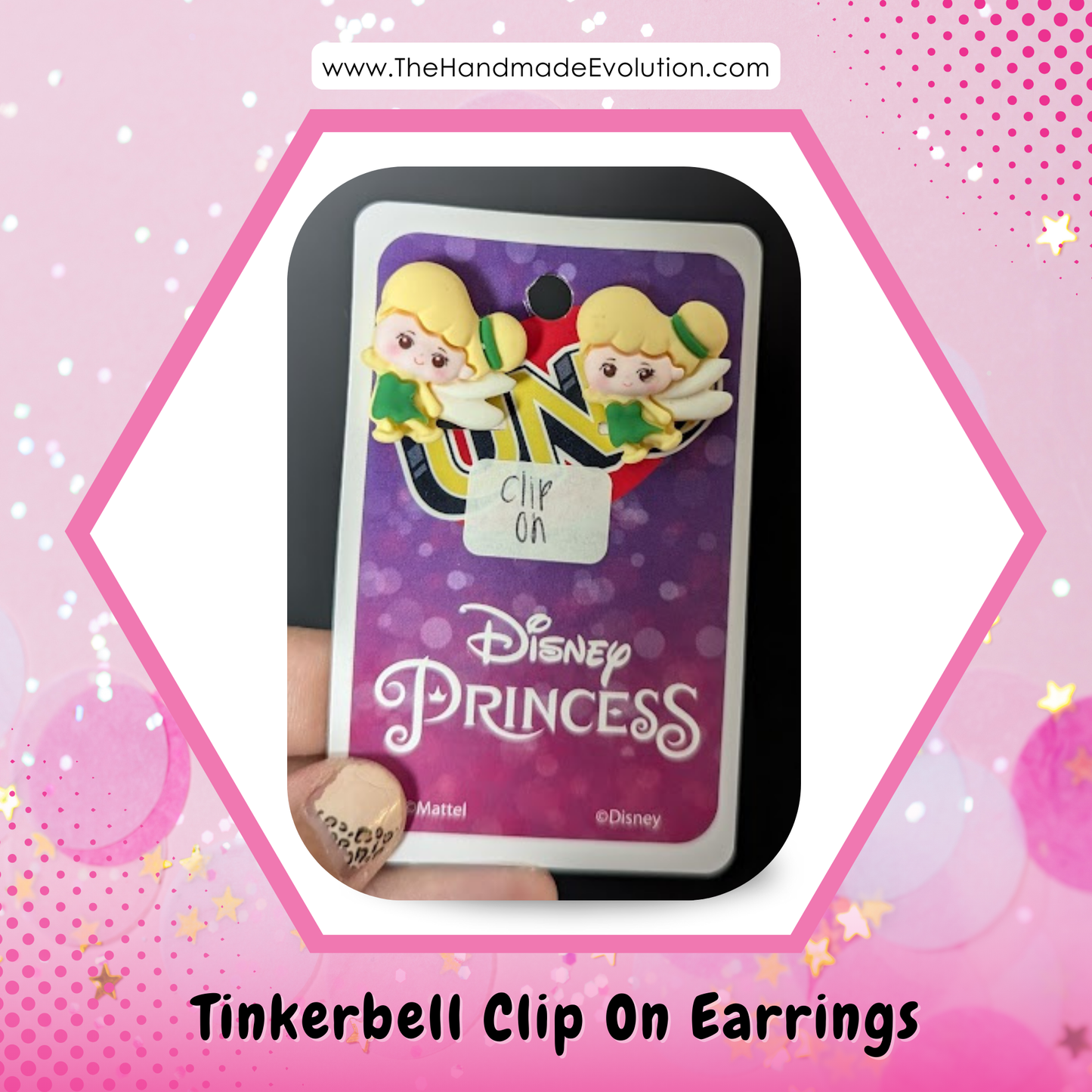 Tinkerbell Clip-on Earrings